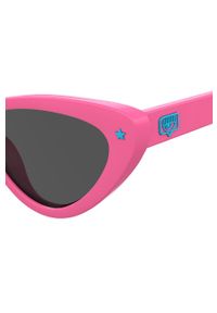 Chiara Ferragni okulary przeciwsłoneczne damskie kolor różowy. Kolor: różowy #5