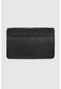 Valentino by Mario Valentino - VALENTINO Tłoczona czarna torebka souvenir re satchel. Kolor: czarny. Materiał: z tłoczeniem