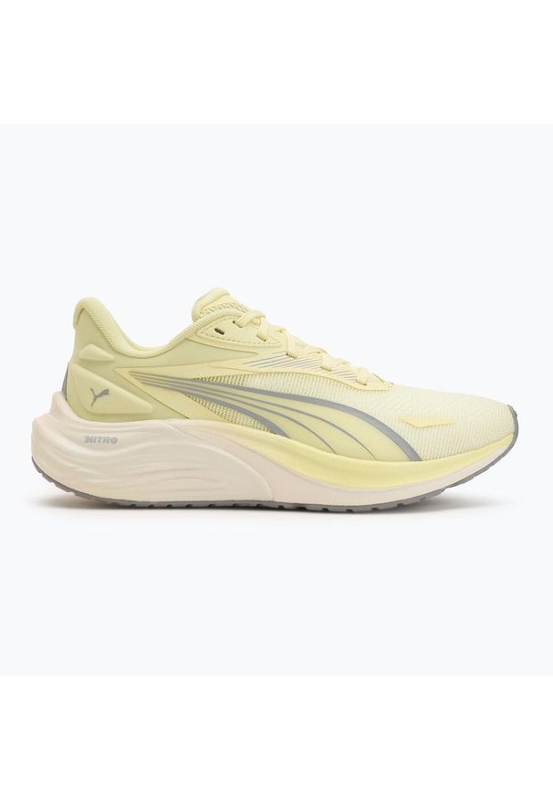Puma - Buty do biegania damskie PUMA Electrify Nitro 4. Kolor: żółty. Sport: bieganie