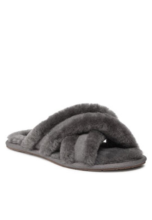 Ugg Kapcie W Scuffita 1123572 Szary. Kolor: szary. Materiał: skóra