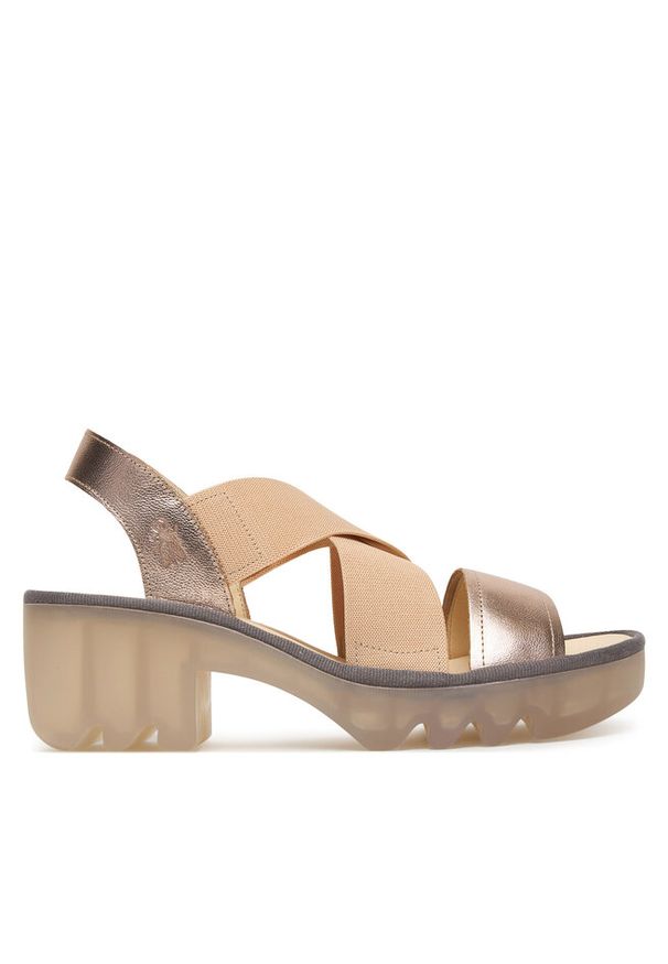 Sandały Fly London. Kolor: złoty