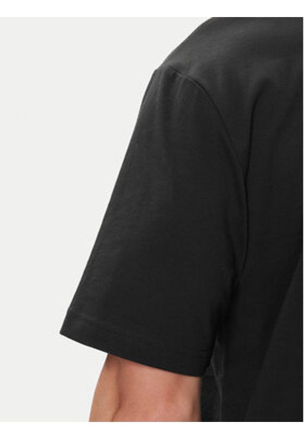 Adidas - adidas T-Shirt Wabash JW0161 Czarny Loose Fit. Kolor: czarny. Materiał: bawełna