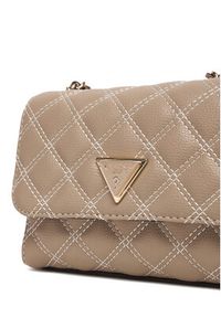 Guess Torebka Giully II Mini HWQG96 73740 Beżowy. Kolor: beżowy. Materiał: skórzane #5