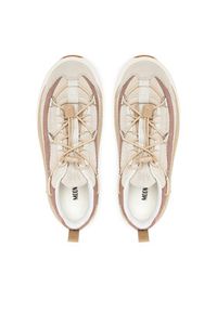 Moon Boot Sneakersy Moon247 Xlace 80D2490090 Beżowy. Kolor: beżowy. Materiał: skóra, zamsz #3