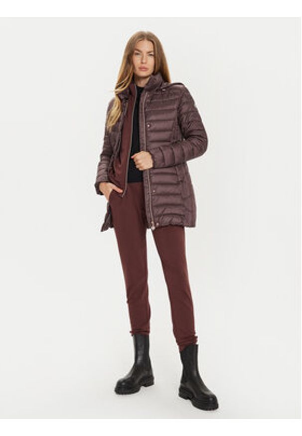 EA7 Emporio Armani Kurtka przejściowa 6DTK04 TNGAZ 1755 Brązowy Slim Fit. Kolor: brązowy. Materiał: syntetyk