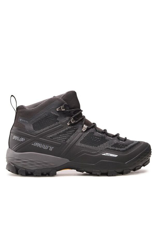 Mammut Trekkingi Ducan Mid Gtx GORE-TEX 3030-03541-00288-1075 Czarny. Kolor: czarny. Materiał: materiał. Technologia: Gore-Tex. Sport: turystyka piesza