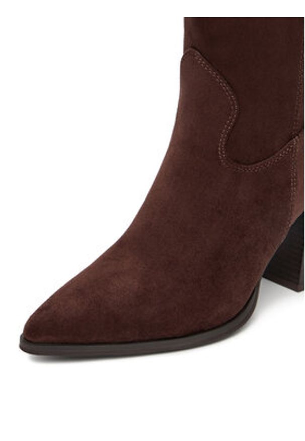 Jenny - JENNY Kozaki CEO-HY2518-1 Brązowy. Kolor: brązowy. Materiał: materiał