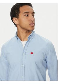 Hugo - HUGO Koszula Evito 50479302 Błękitny Slim Fit. Kolor: niebieski. Materiał: bawełna #3