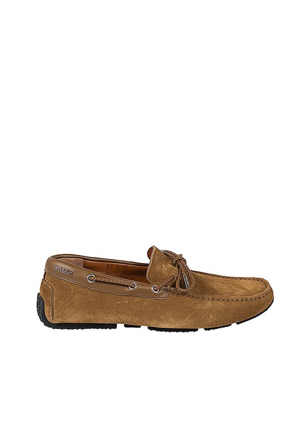Bally Mokasyny "Pindar" | 6231345 | Pindar | Mężczyzna | Khaki, Brązowy. Zapięcie: bez zapięcia. Kolor: brązowy. Materiał: skóra