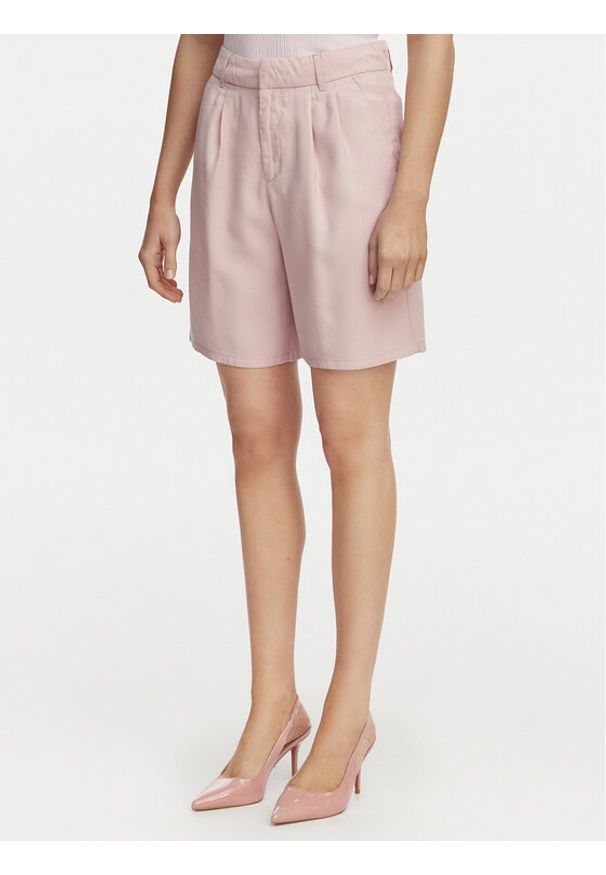 only - ONLY Szorty materiałowe Aris 15364121 Fioletowy Regular Fit. Kolor: fioletowy. Materiał: wiskoza