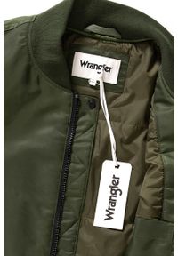 Wrangler - KURTKA WRANGLER STRAIGHT BOMBER DUSTY OLIVE W4743WT45. Wzór: aplikacja #2