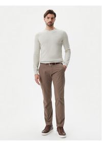 Guess Sweter M5GR02 Z3MH1 Granatowy Regular Fit. Kolor: beżowy. Materiał: bawełna #3