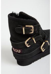 Mou - Śniegowce damskie skórzane MOU. Materiał: skóra #2