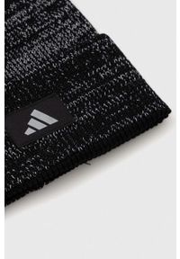 adidas Performance czapka kolor czarny. Kolor: czarny. Materiał: wełna, skóra, materiał. Sezon: zima #3