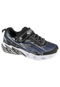 skechers - Buty sportowe Sneakersy chłopięce, S-Lights: Light Storm 2.0 - Bolt Brights. Kolor: czarny. Sport: turystyka piesza