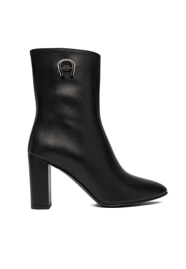 Aigner Botki 1252260 Czarny. Kolor: czarny. Materiał: skóra