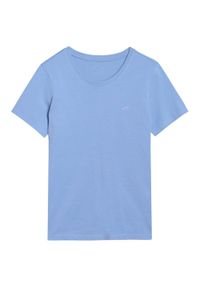4f - Koszulka Damska F2356. Kolor: niebieski. Sport: turystyka piesza #1