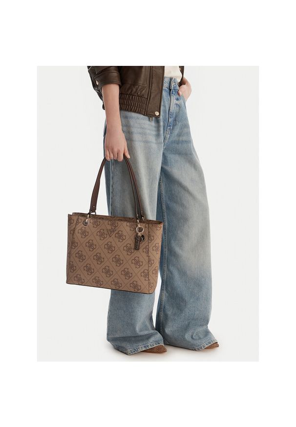 Torebka Guess. Kolor: brązowy