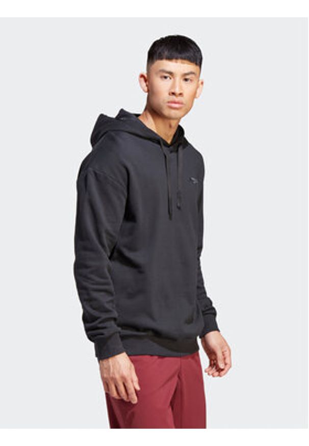 Adidas - adidas Bluza Terrex Logo IB6565 Czarny Regular Fit. Kolor: czarny. Materiał: bawełna