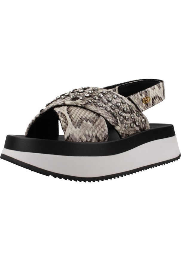 Liu Jo - Sandały LIU-JO SANDAL PRINTED P Nadruk zwierzęcy. Kolor: wielokolorowy. Materiał: syntetyk. Wzór: motyw zwierzęcy, nadruk. Sport: turystyka piesza