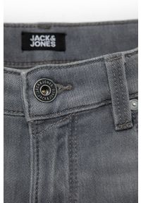 Jack & Jones szorty jeansowe dziecięce kolor szary regulowana talia. Kolor: szary. Materiał: jeans #2