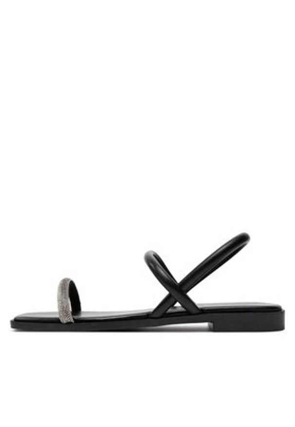 ONLY Shoes Sandały Onlmilan-2 15319582 Czarny. Kolor: czarny. Materiał: skóra