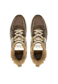 Voile Blanche Sneakersy Club 01 FUR. 2019471-02 Brązowy. Kolor: brązowy. Materiał: zamsz, skóra #4