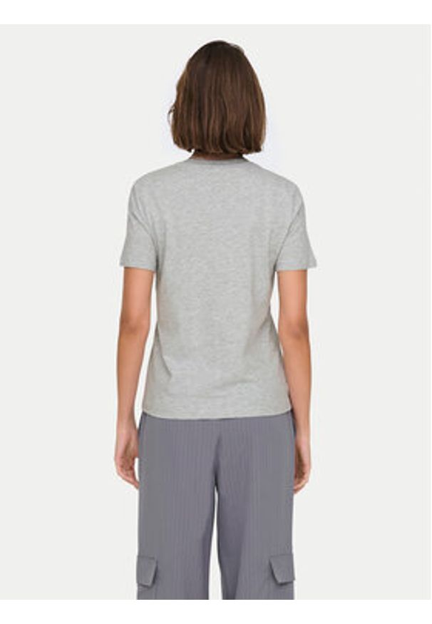 only - ONLY T-Shirt Kita 15331069 Szary Regular Fit. Kolor: szary. Materiał: bawełna