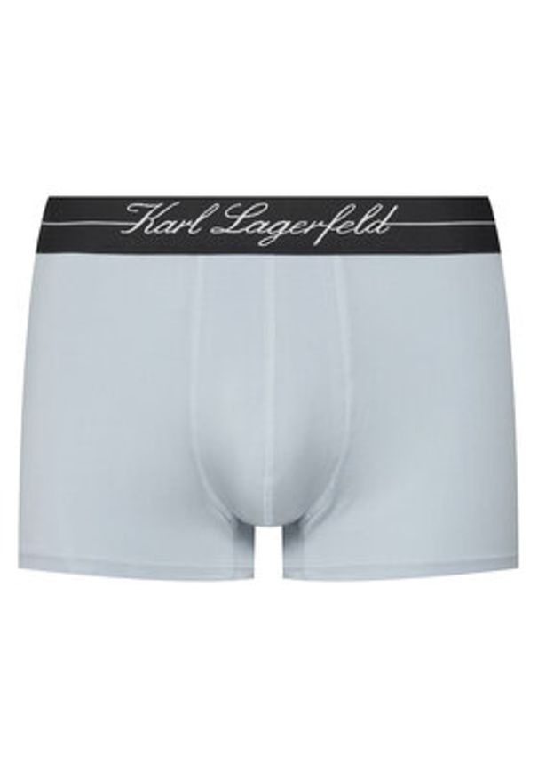 Karl Lagerfeld - KARL LAGERFELD Komplet 3 par bokserek A1M47089 Błękitny. Kolor: niebieski. Materiał: lyocell