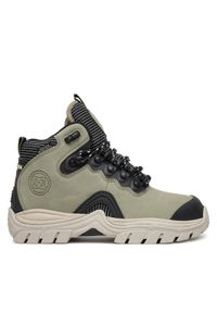 DC Shoes Trapery Navigator ADYB100021-ARO Szary. Kolor: szary. Materiał: skóra