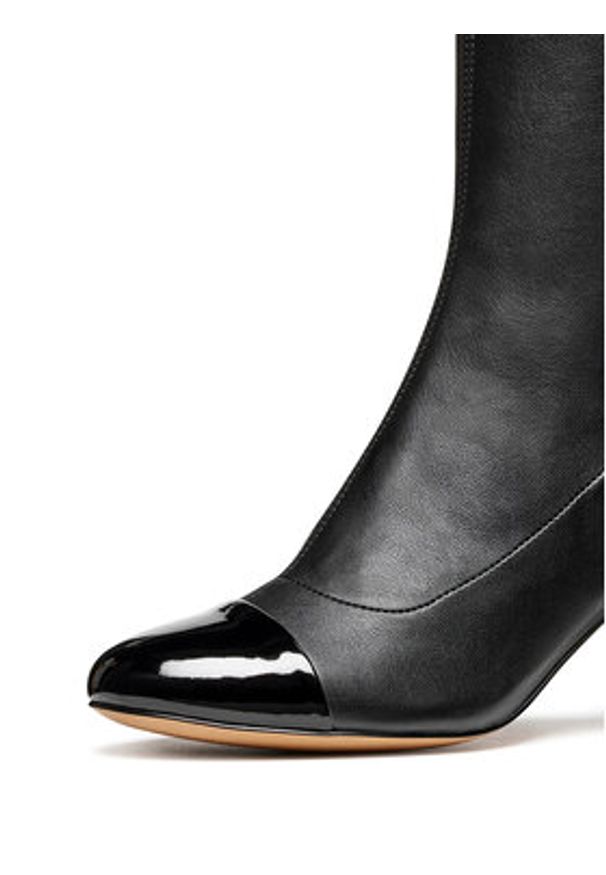 Geox Botki D Virnilisa 65 D56YYB 0KBHH C9999 Czarny. Kolor: czarny. Materiał: skóra