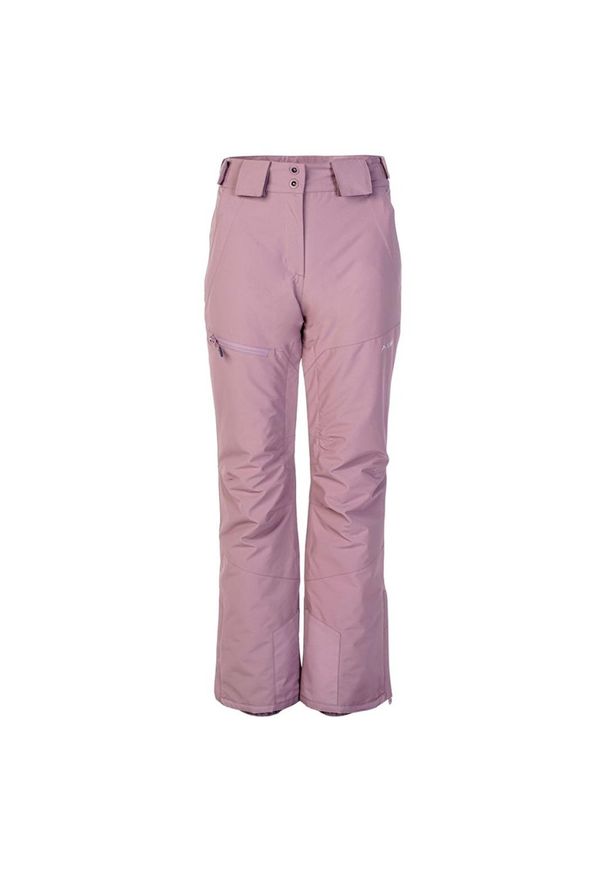 Spodnie narciarskie damskie Elbrus Andalsen Wo's - różowe, Rozmiar XL. Kolor: różowy. Materiał: tkanina, poliester, materiał. Sezon: zima. Sport: narciarstwo