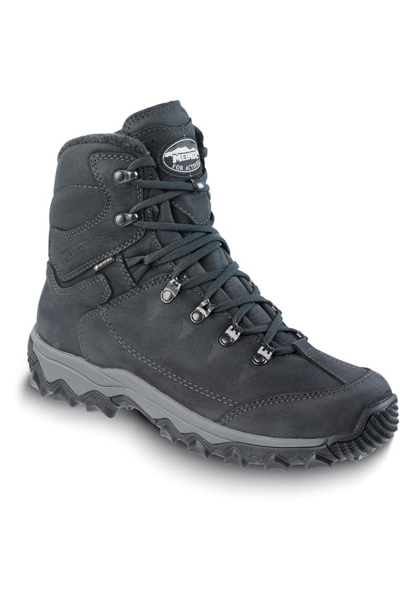 MEINDL - Buty trekkingowe zimowe męskie Meindl Ohio Winter Gore-Tex. Kolor: wielokolorowy, fioletowy, szary. Sezon: zima