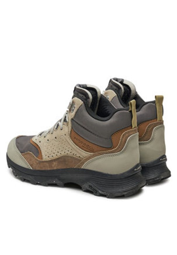 Merrell Trekkingi Speed Solo Mid Wp J037859 Szary. Kolor: szary. Materiał: skóra, zamsz. Sport: turystyka piesza