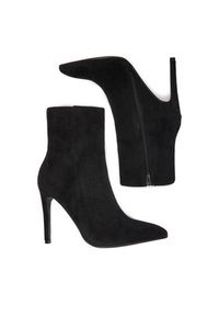 DeeZee Botki P5103 Czarny. Kolor: czarny. Materiał: materiał #4