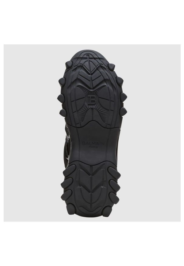 Balmain - BALMAIN Sneakersy skórzane damskie czarne B-East, Rozmiar 37. Kolor: czarny. Materiał: skóra. Szerokość cholewki: normalna