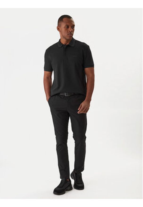 BOSS Polo Paddy 50469055 Granatowy Regular Fit. Typ kołnierza: polo. Kolor: niebieski. Materiał: bawełna