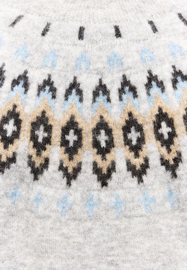 Mustang - MUSTANG Bloomfield MĘSKI SWETER KLASYCZNY Mid Grey Mélange 1015482 4140. Styl: klasyczny