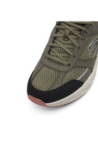 skechers - Skechers Sneakersy OAK CANYON VERKETTA 51898 OLBK Zielony. Kolor: zielony. Materiał: mesh, materiał #6