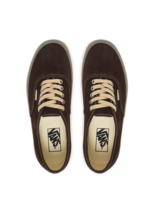Vans Tenisówki Authentic VN000D7Y3N11 Brązowy. Kolor: brązowy. Materiał: zamsz, skóra