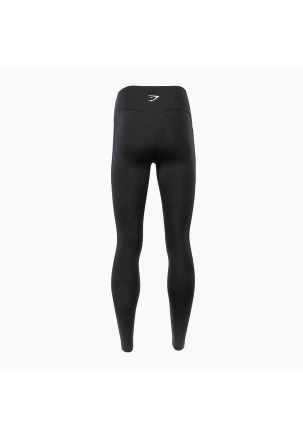 GYMSHARK - Legginsy treningowe damskie Gymshark Training Mesh. Kolor: czarny. Materiał: mesh. Sport: fitness