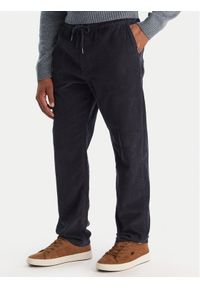 Quiksilver Spodnie materiałowe Taxer EQYNP03315 Granatowy Loose Fit. Kolor: niebieski. Materiał: bawełna