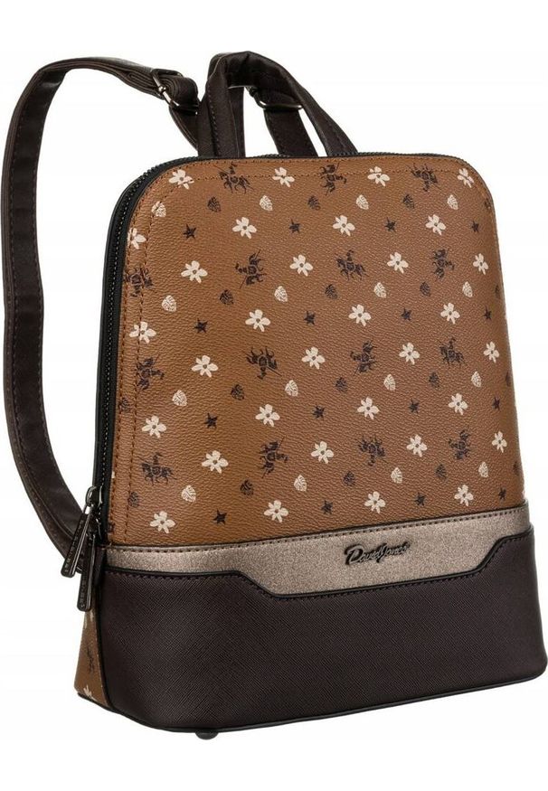 DAVID JONES - David Jones Elegancki plecaczek damski ze skóry ekologicznej - David Jones NoSize. Materiał: skóra ekologiczna. Styl: elegancki