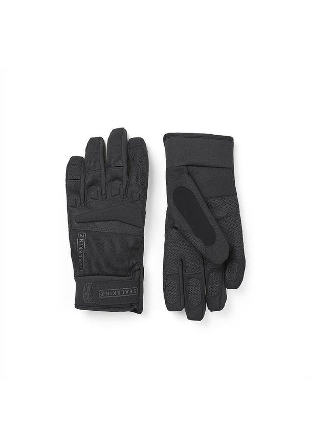 SEALSKINZ - Długie wodoodporne rękawice Sealskinz Sutton. Kolor: czarny. Sport: kolarstwo