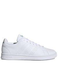 Adidas - Buty adidas Advantage Base EE7690 - białe. Zapięcie: pasek. Kolor: biały. Materiał: skóra, guma, syntetyk. Szerokość cholewki: normalna. Wzór: gładki. Model: Adidas Advantage. Sport: tenis