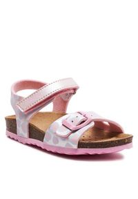 Geox Sandały B Sandal Chalki Girl B922RA 000NF C8868 S Różowy. Kolor: różowy #4