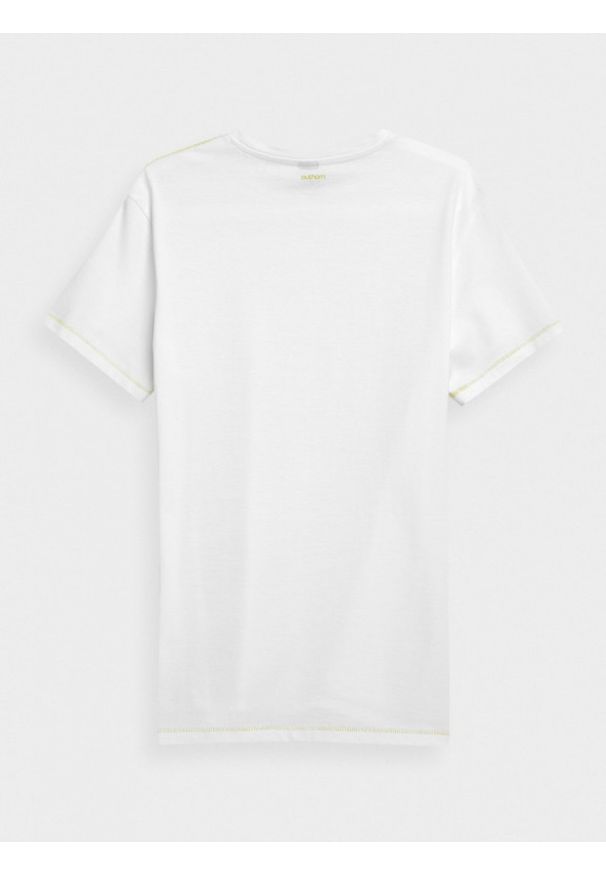 outhorn - T-shirt z nadrukiem męski. Materiał: bawełna, materiał. Wzór: nadruk. Styl: sportowy