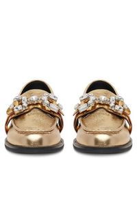 Eva Minge Loafersy AMARYLLIS-V1792B-315 Złoty. Kolor: złoty. Materiał: skóra #7