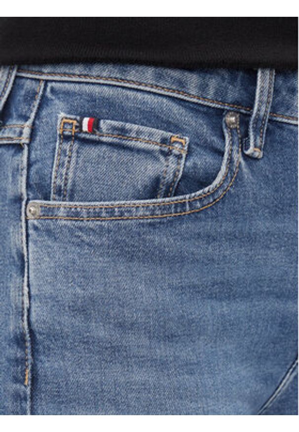 TOMMY HILFIGER - Tommy Hilfiger Jeansy Classic Straight Rw Mel WW0WW40634 Niebieski Straight Leg. Kolor: niebieski