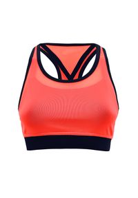 LEGEA - Crop top treningowy BECRY. Kolor: czerwony, niebieski, wielokolorowy, różowy. Materiał: poliester, elastan. Sport: fitness #1